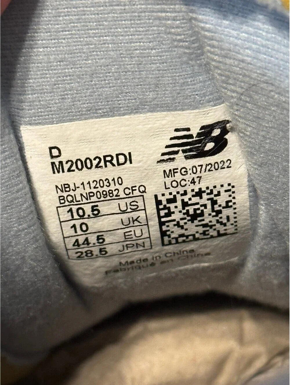 Size 10.5 - New Balance 2002R Protection Pack Purple CLEAN!
